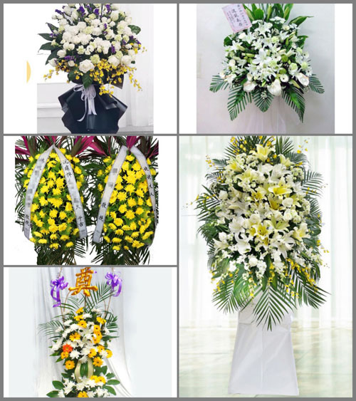 贵州贵阳清镇市白事花篮预定